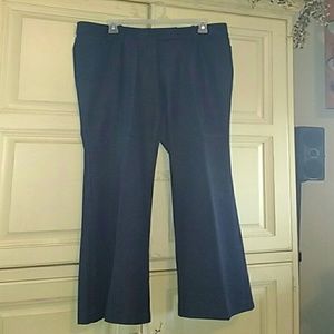 Denim-look dress slacks size 12